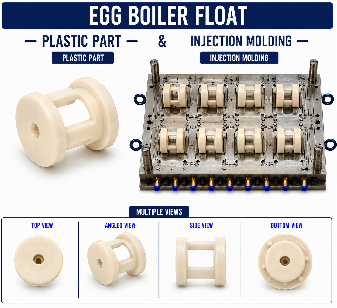 Egg Boiler Plastic Float Mould and Moulding Service